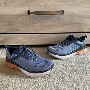 Hoka One One Arahi 3 Blue Peach Running Shoes